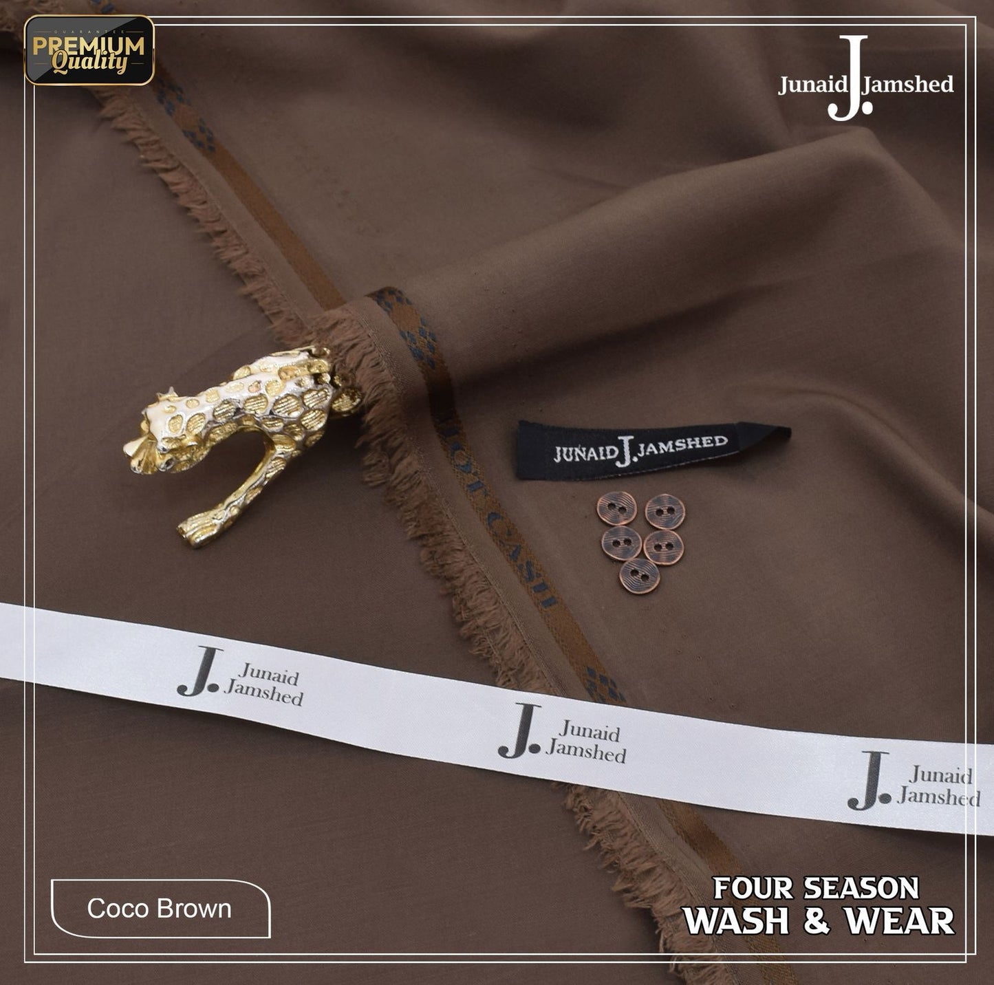 Special J. 4 season Wash & wear | Wrinkle Free Fabric | Coco Brown
