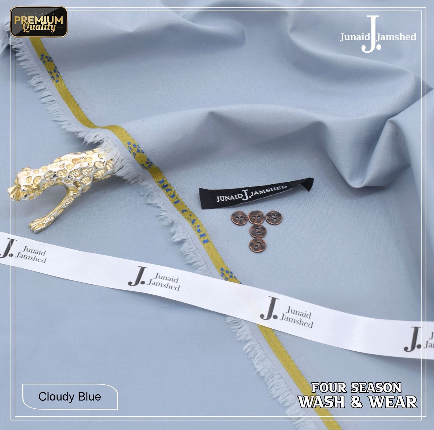 Special J. 4 season Wash & wear | Wrinkle Free Fabric | Cloudy Blue