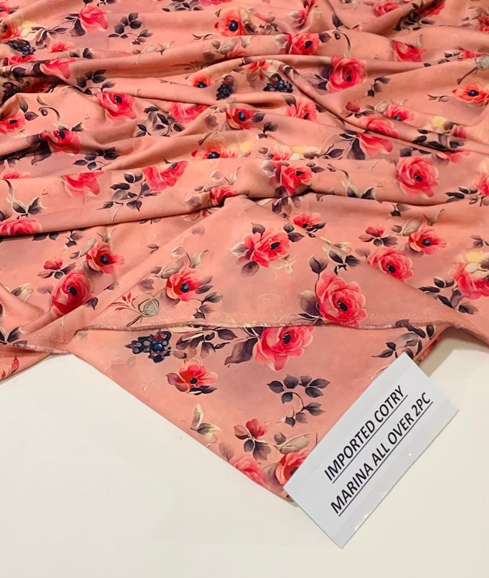 Imported Soft Marina 2 Piece Collection – Cotry Printed Shirt & Trouser