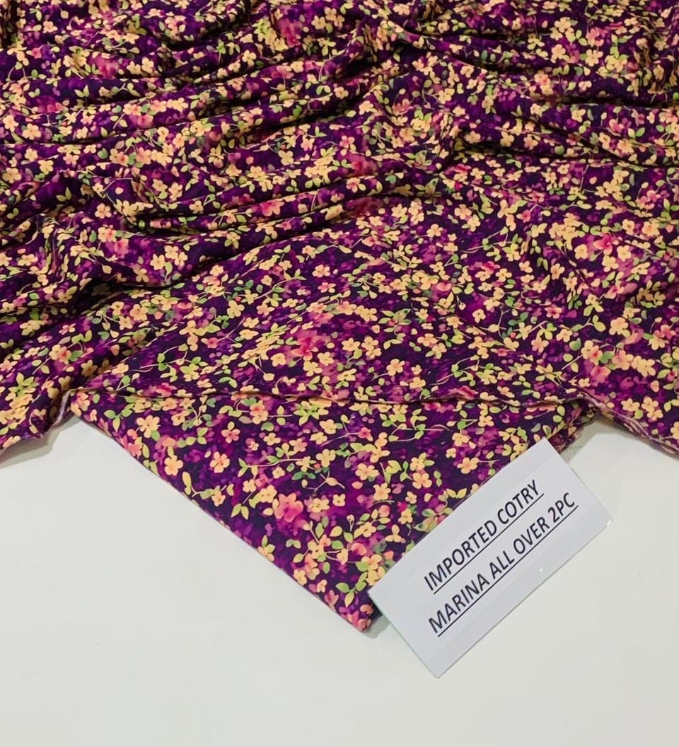 Imported Soft Marina 2 Piece Collection – Cotry Printed Shirt & Trouser