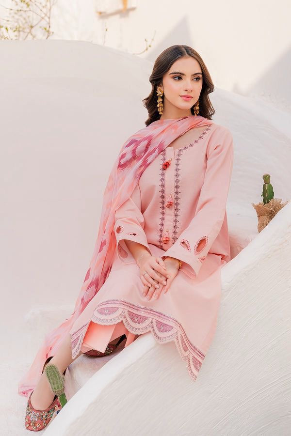 URGE Airjet Dhanak 3 Piece Embroidered Collection – Premium Winter Wear