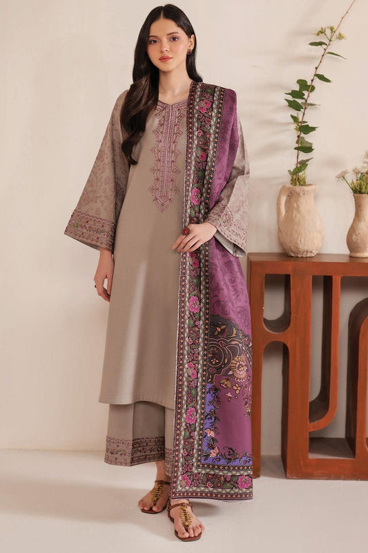 URGE Airjet Dhanak 3 Piece Embroidered Collection – Premium Winter Wear