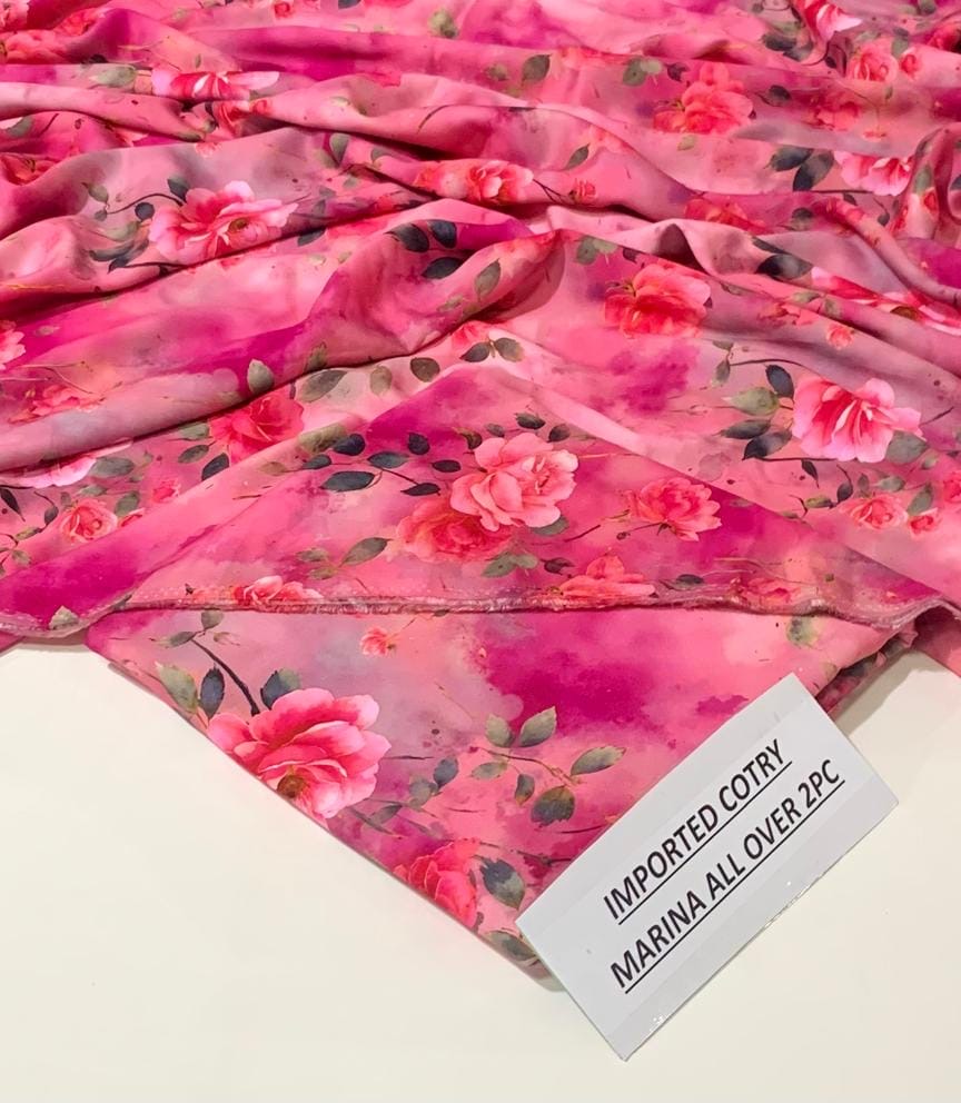 Imported Soft Marina 2 Piece Collection – Cotry Printed Shirt & Trouser