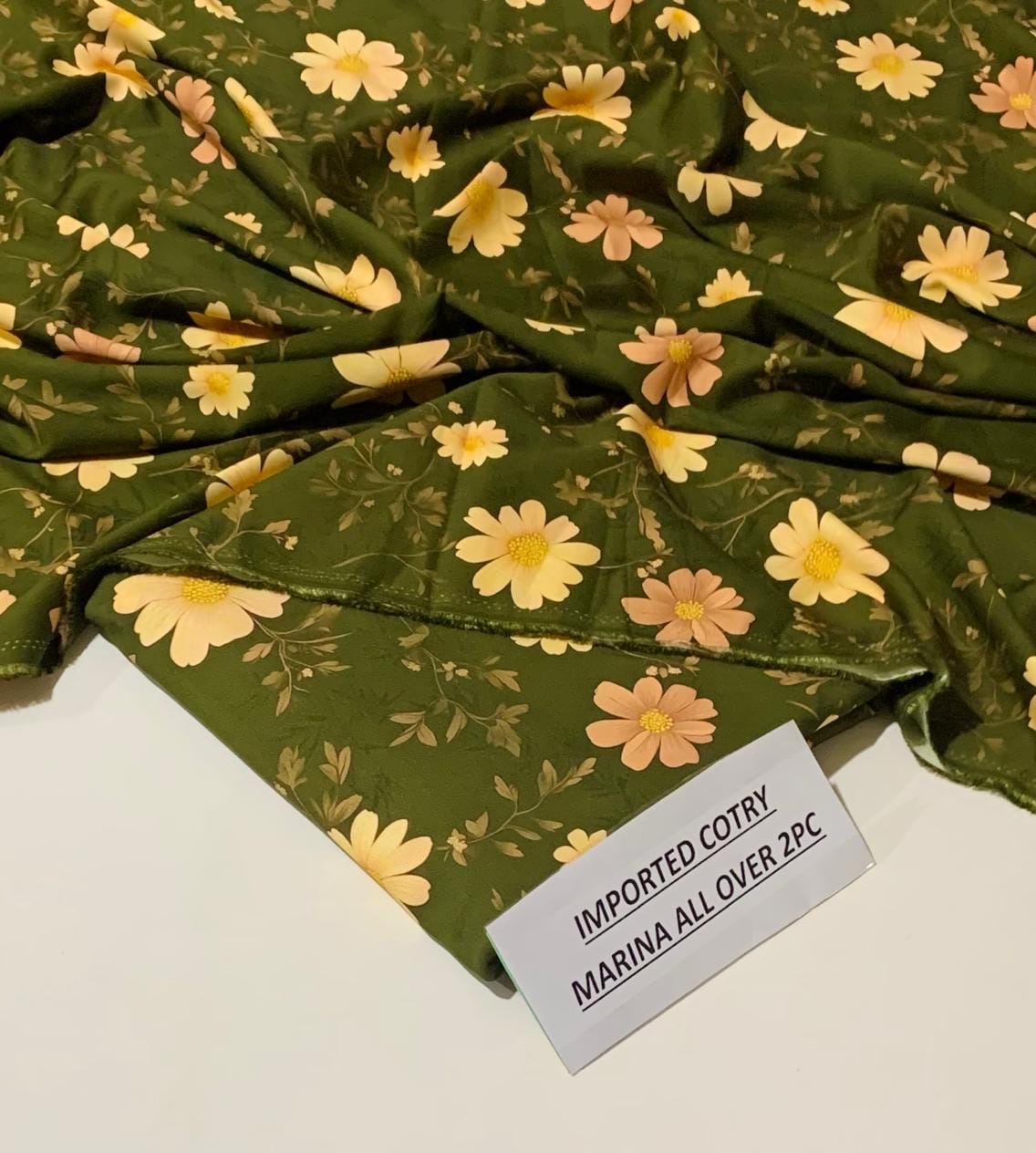 Imported Soft Marina 2 Piece Collection – Cotry Printed Shirt & Trouser