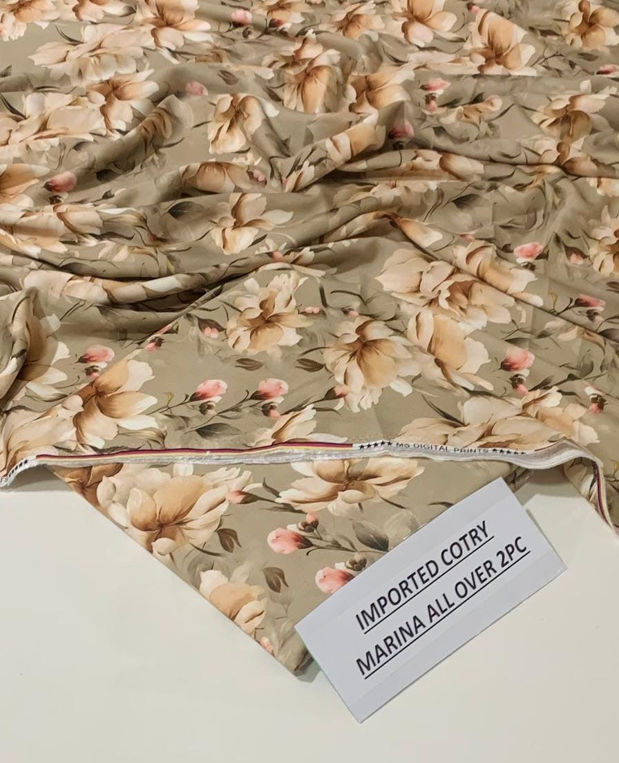 Imported Soft Marina 2 Piece Collection – Cotry Printed Shirt & Trouser