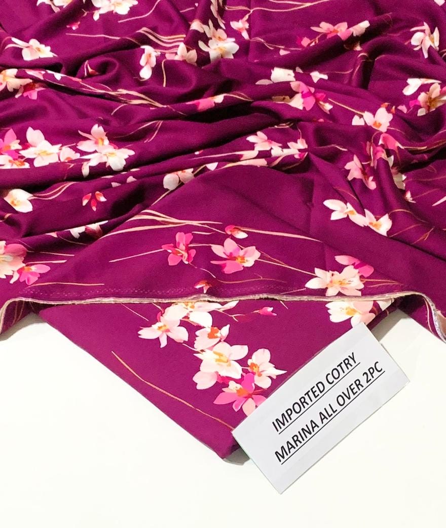 Imported Soft Marina 2 Piece Collection – Cotry Printed Shirt & Trouser