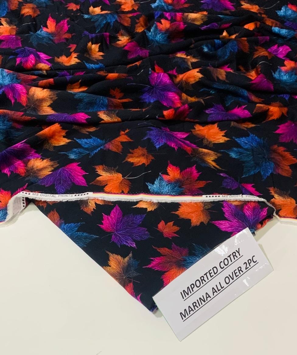 Imported Soft Marina 2 Piece Collection – Cotry Printed Shirt & Trouser