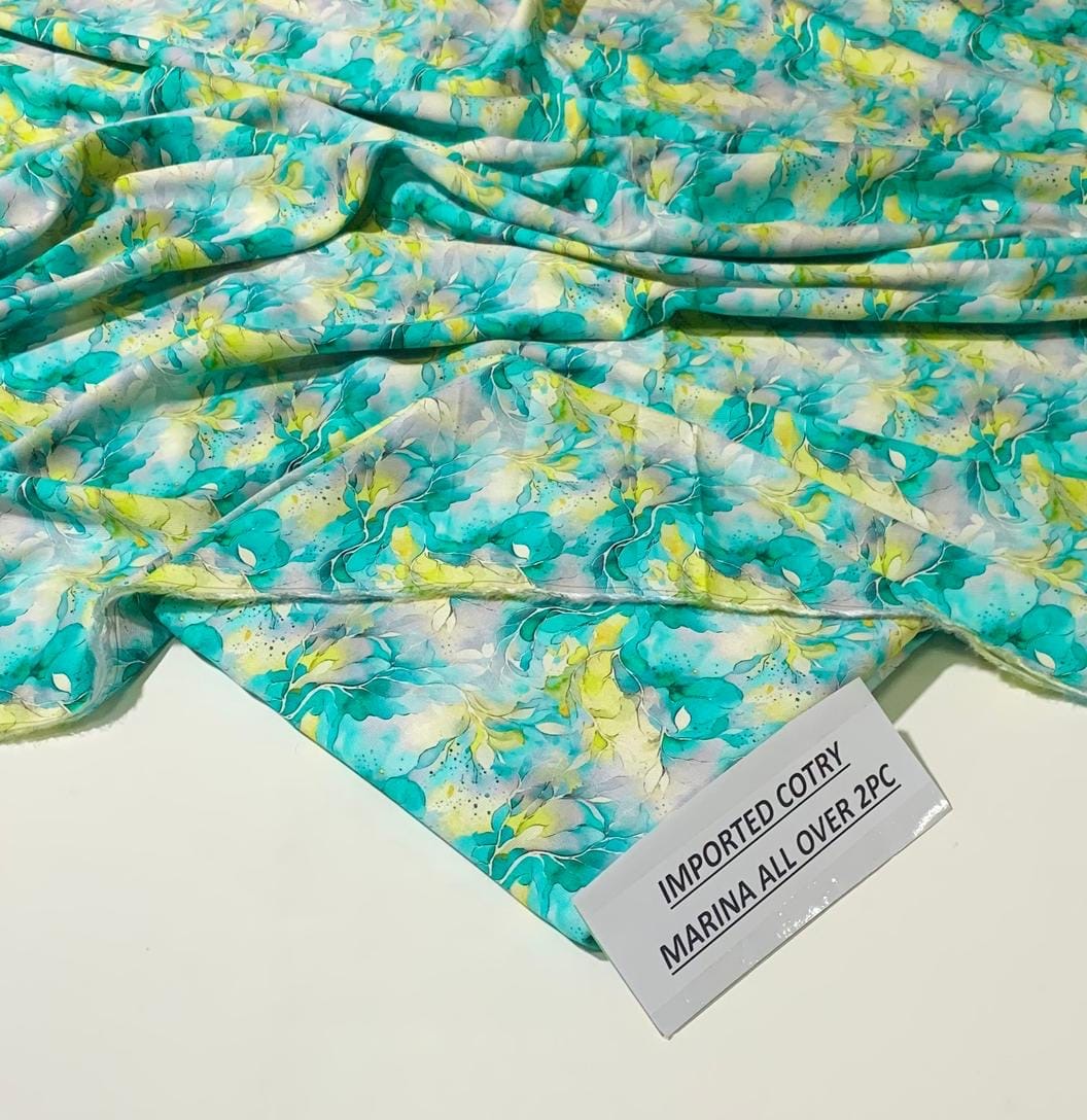 Imported Soft Marina 2 Piece Collection – Cotry Printed Shirt & Trouser