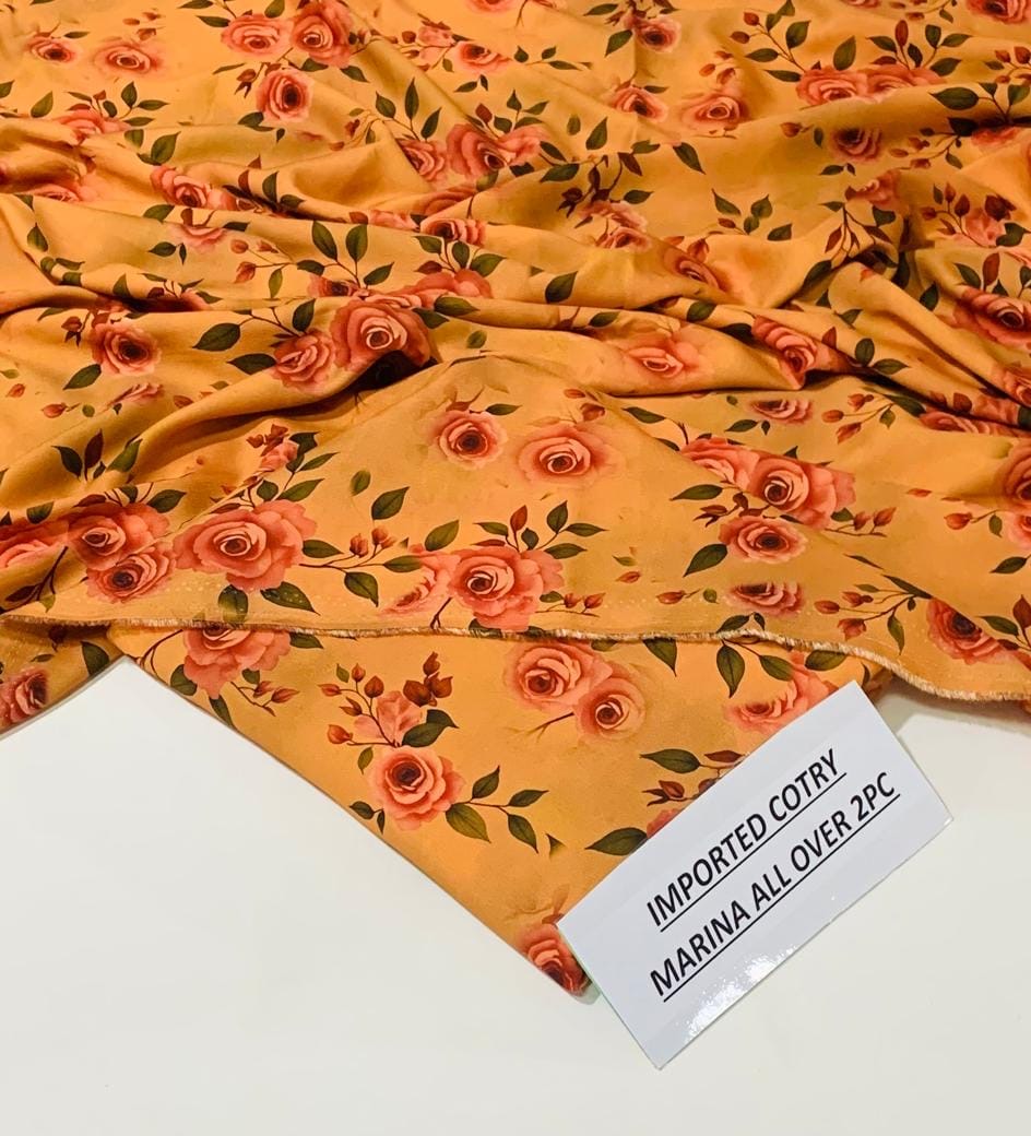 Imported Soft Marina 2 Piece Collection – Cotry Printed Shirt & Trouser