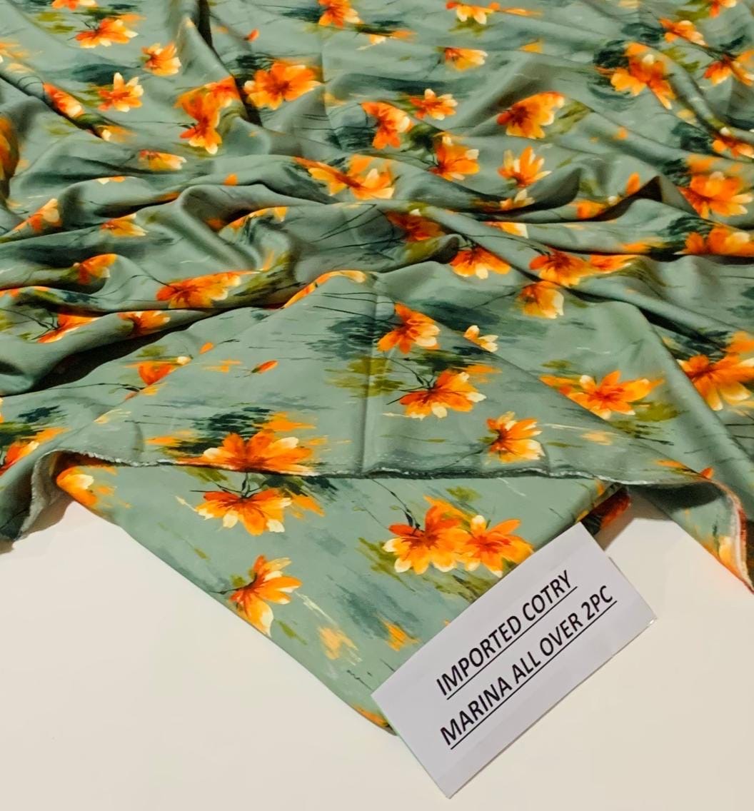 Imported Soft Marina 2 Piece Collection – Cotry Printed Shirt & Trouser