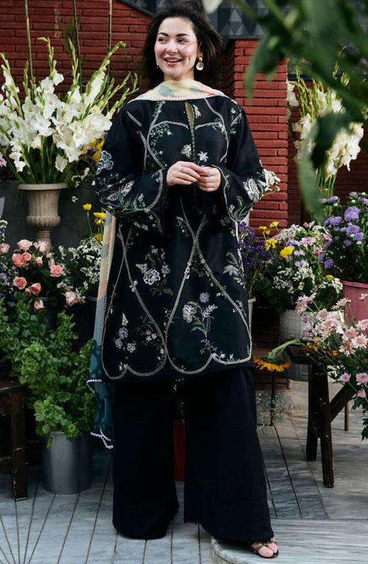 URGE Airjet Dhanak 3 Piece Embroidered Collection – Premium Winter Wear