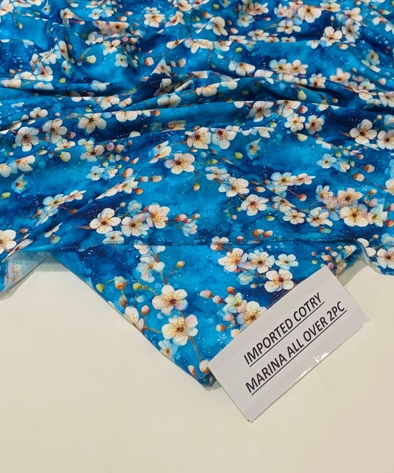 Imported Soft Marina 2 Piece Collection – Cotry Printed Shirt & Trouser