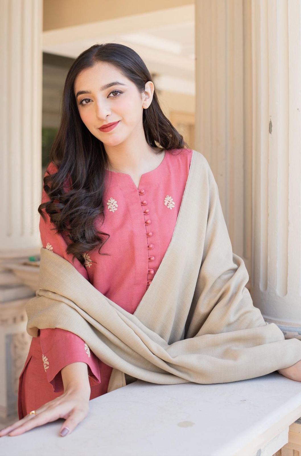 URGE Airjet Dhanak 3 Piece Embroidered Collection – Premium Winter Wear