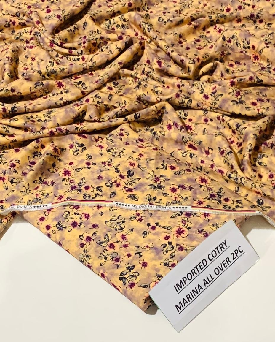 Imported Soft Marina 2 Piece Collection – Cotry Printed Shirt & Trouser