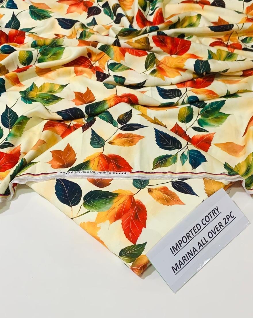 Imported Soft Marina 2 Piece Collection – Cotry Printed Shirt & Trouser