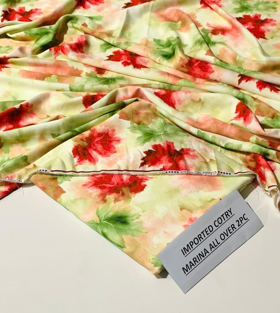 Imported Soft Marina 2 Piece Collection – Cotry Printed Shirt & Trouser