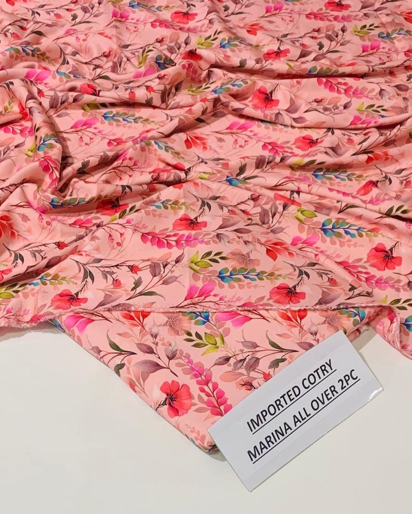 Imported Soft Marina 2 Piece Collection – Cotry Printed Shirt & Trouser