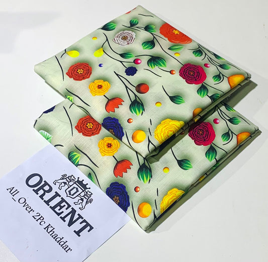 Orients 2-Piece Printed Khaddar Collection – Original Winter Fabric