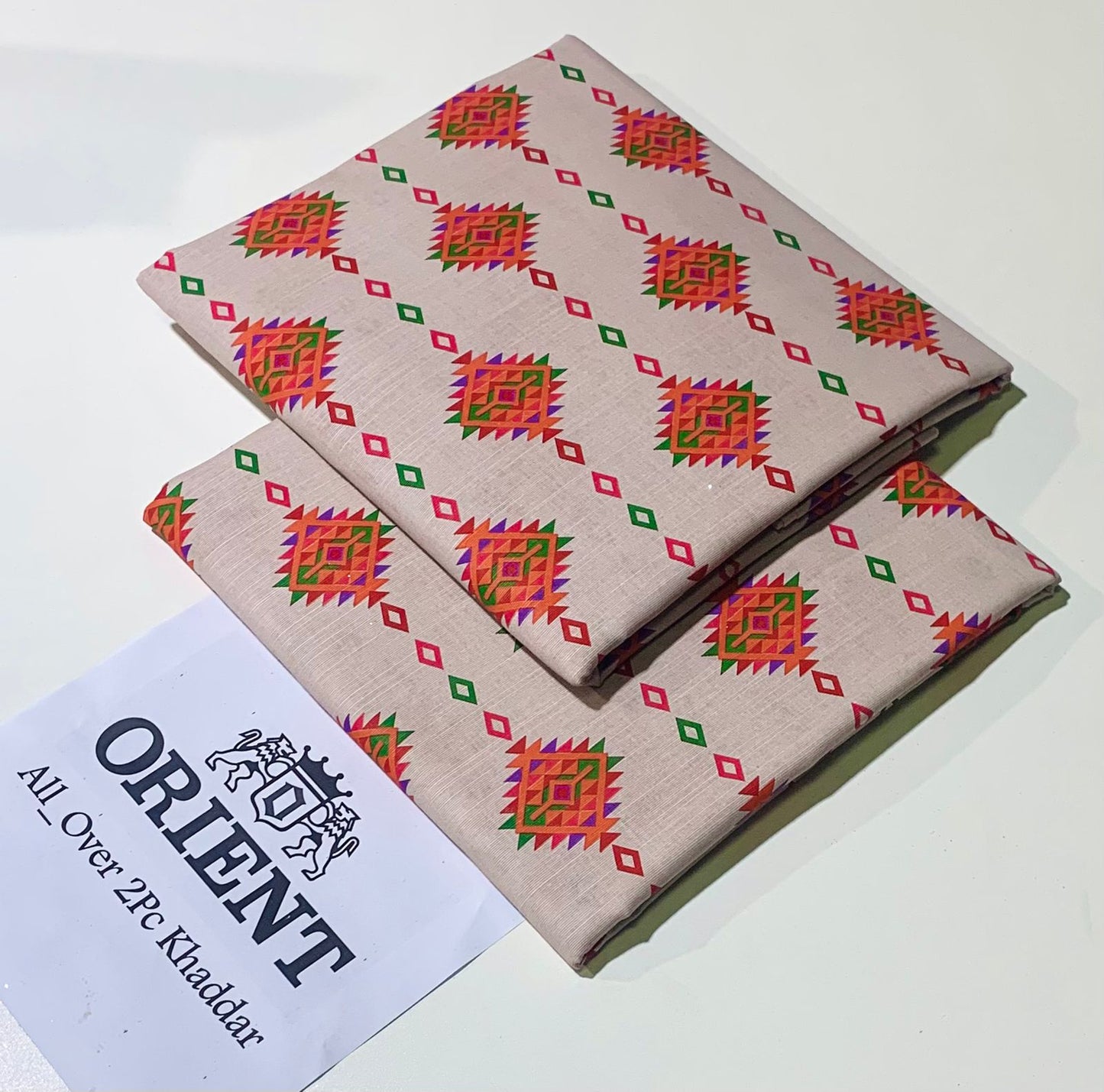 Orients 2-Piece Printed Khaddar Collection – Original Winter Fabric