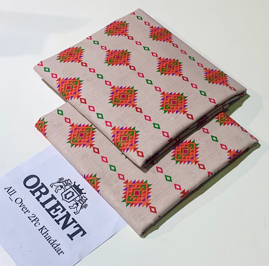 Orients 2-Piece Printed Khaddar Collection – Original Winter Fabric